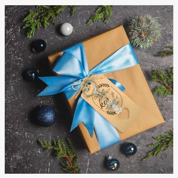 Angel Heart Keychain with Organza Gift Bags and Thank You Favor Tags Gifts 48 - Picture 9 of 10